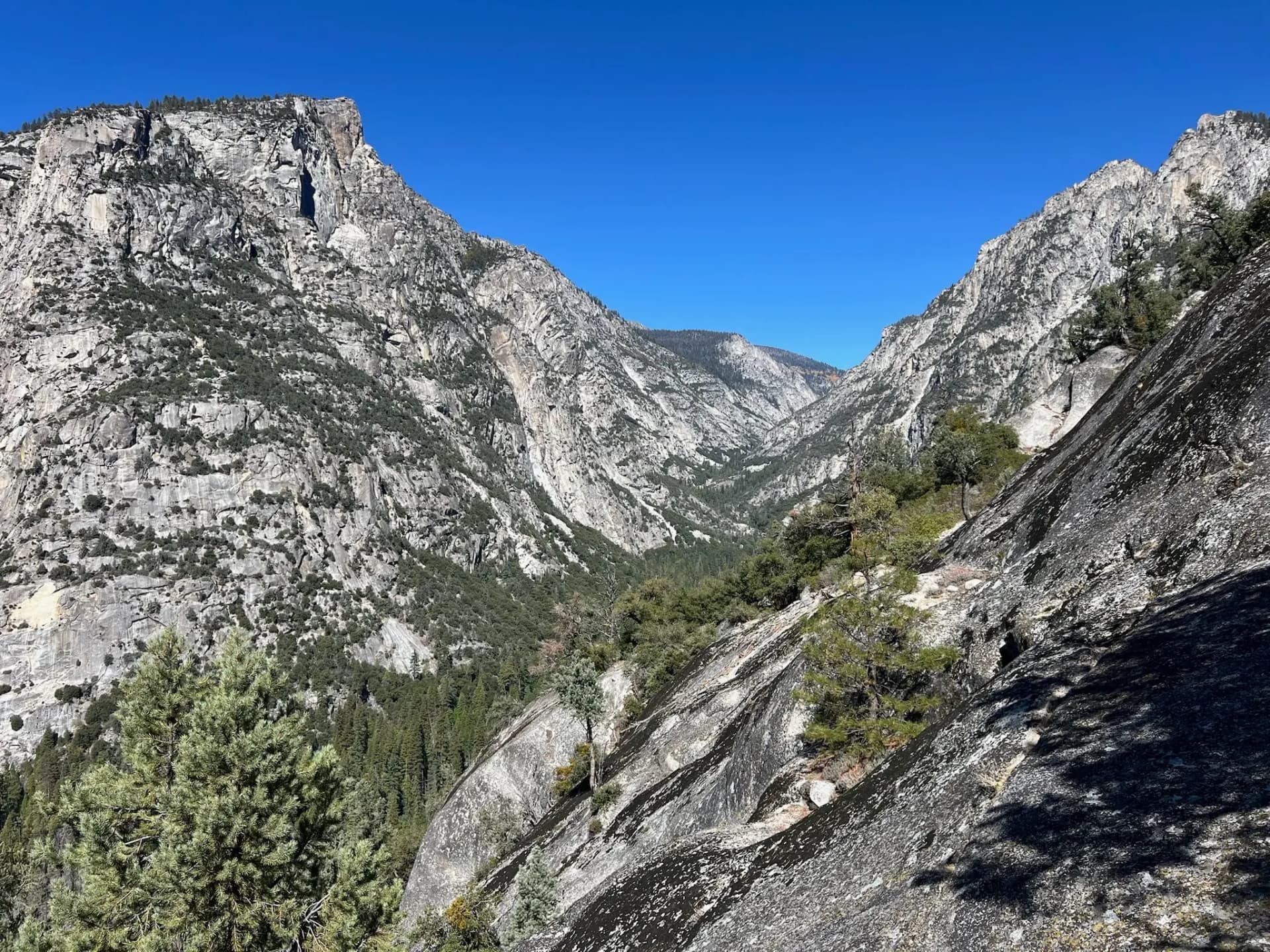 Looking North towards Paradise Valley, our eventual return.