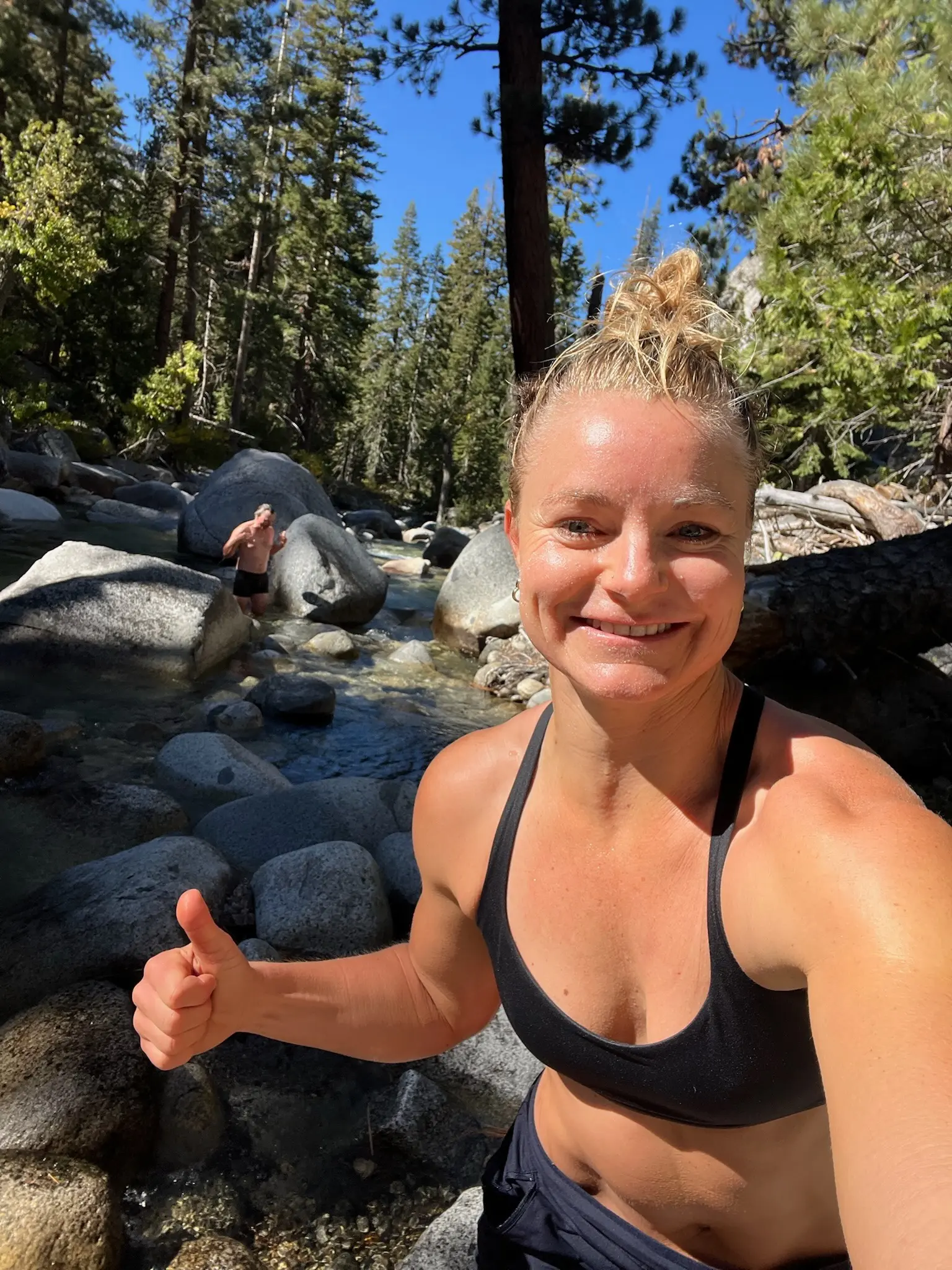 Cara is like: "He finally did it!"