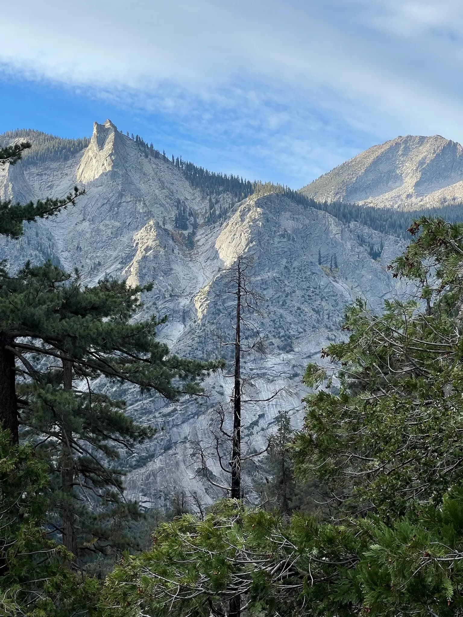 Looking south at the Sunrise on The Sphinx.