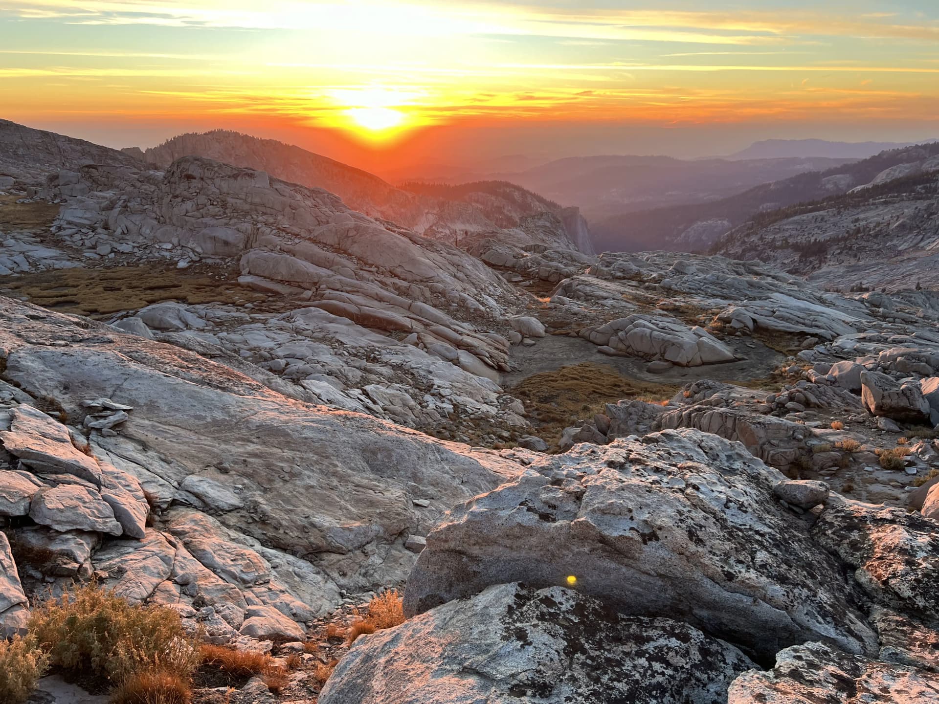 Tarn sunset