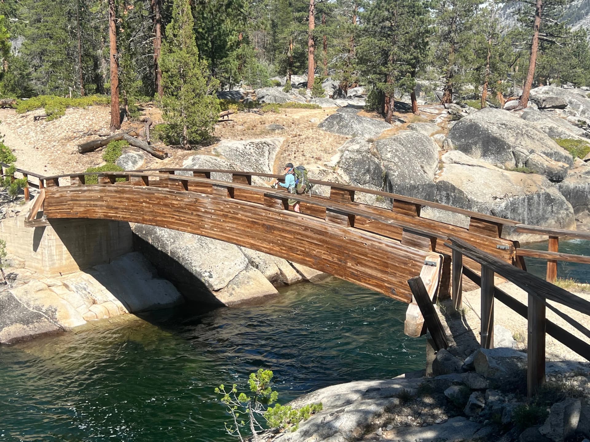Bridge across the South Fork San Joaquin.