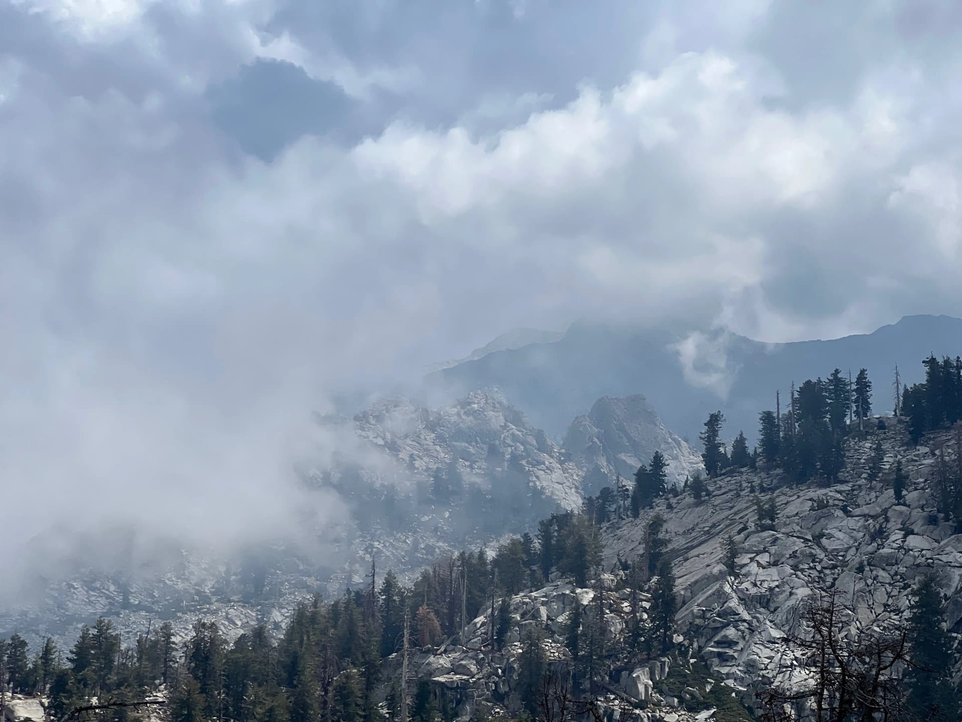Heading to Pear Lake
