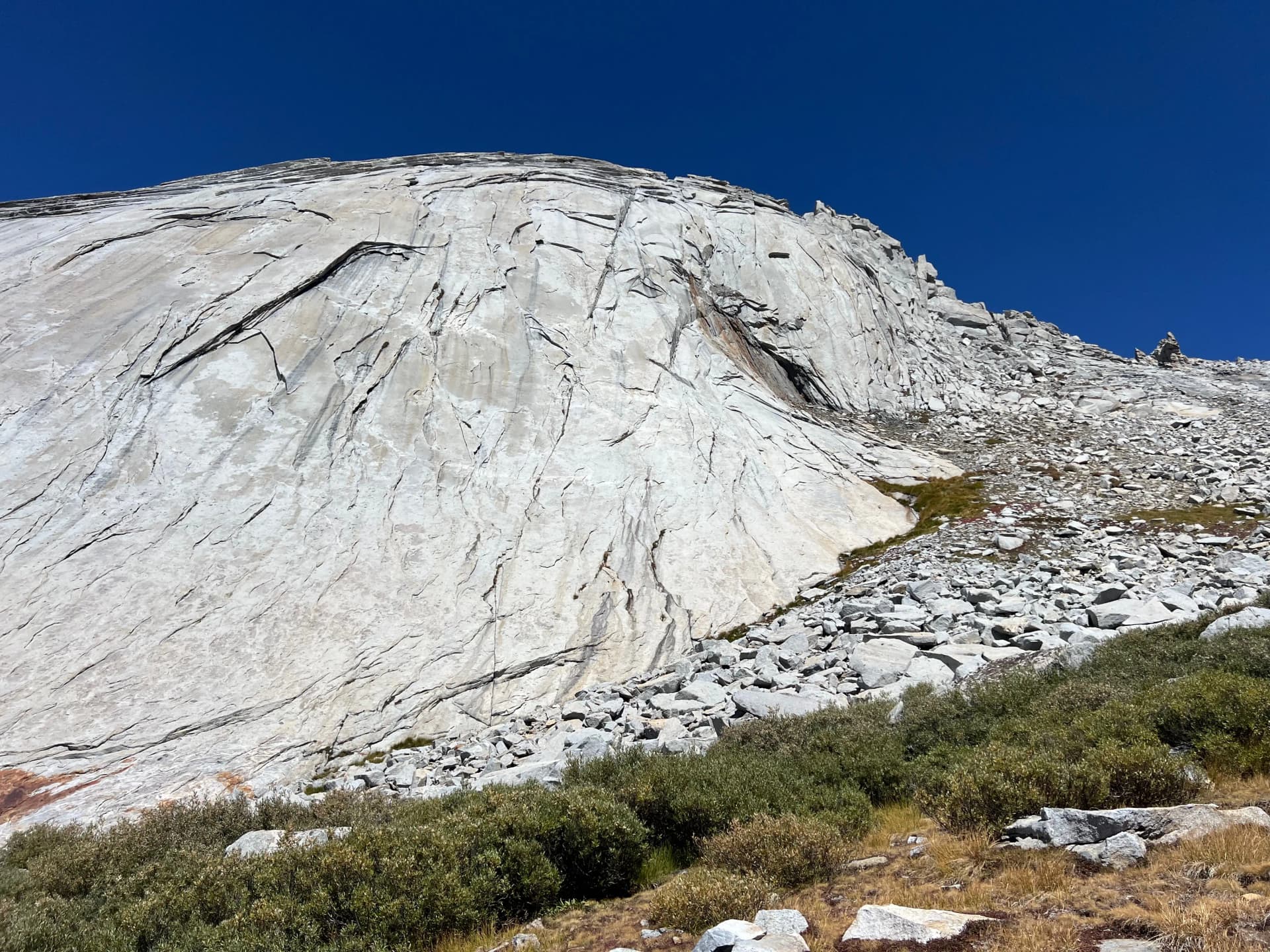 The scale and girth of these granite walls is hard to appreciate or describe.