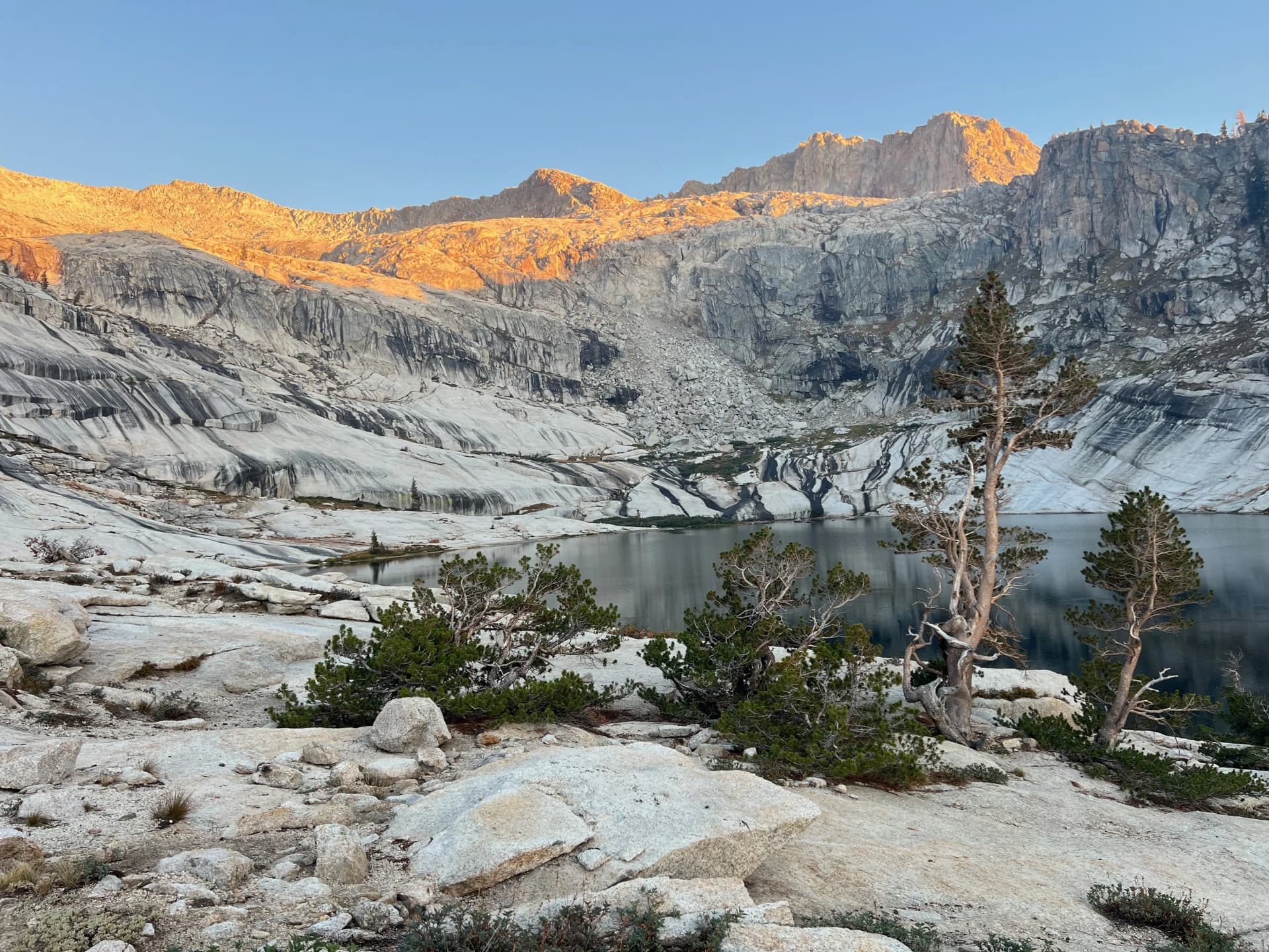 Good night Pear Lake.